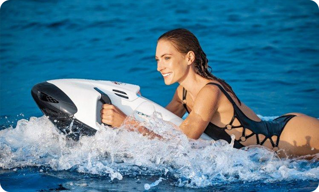 Seabob F5 S | Unterwasser Scooter mieten | Lucky Charter | Mallorca